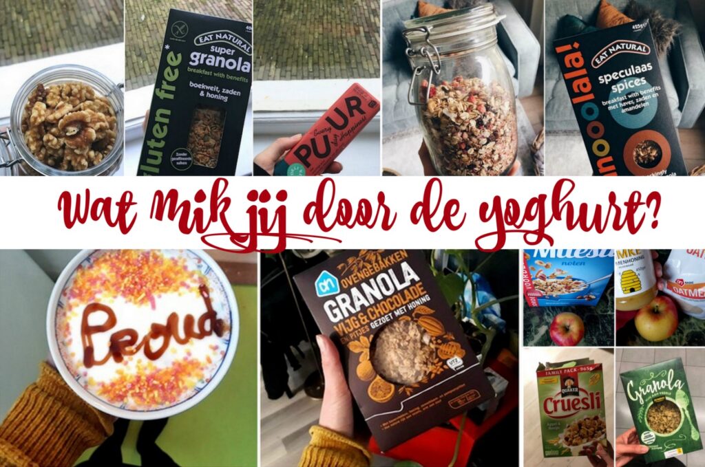 Wat doe jij in de yoghurt?