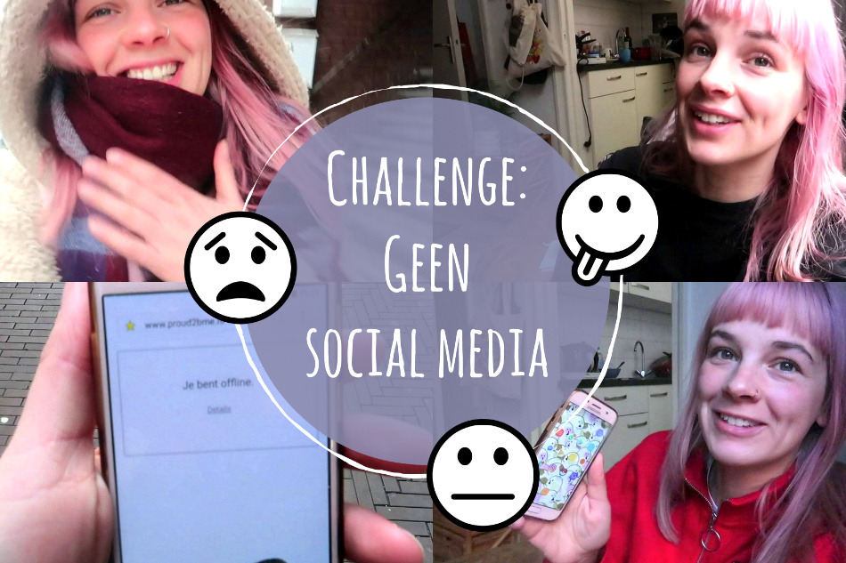 Challenge: Geen social media