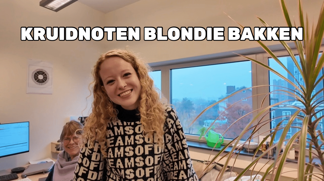 kruidnoten blondie bakken